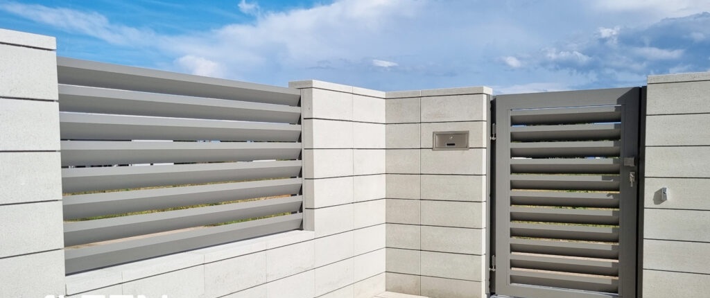 Aluminium Sichtschutz Modell N01